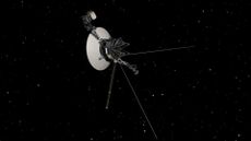 An image of the Voyager 1 probe in space